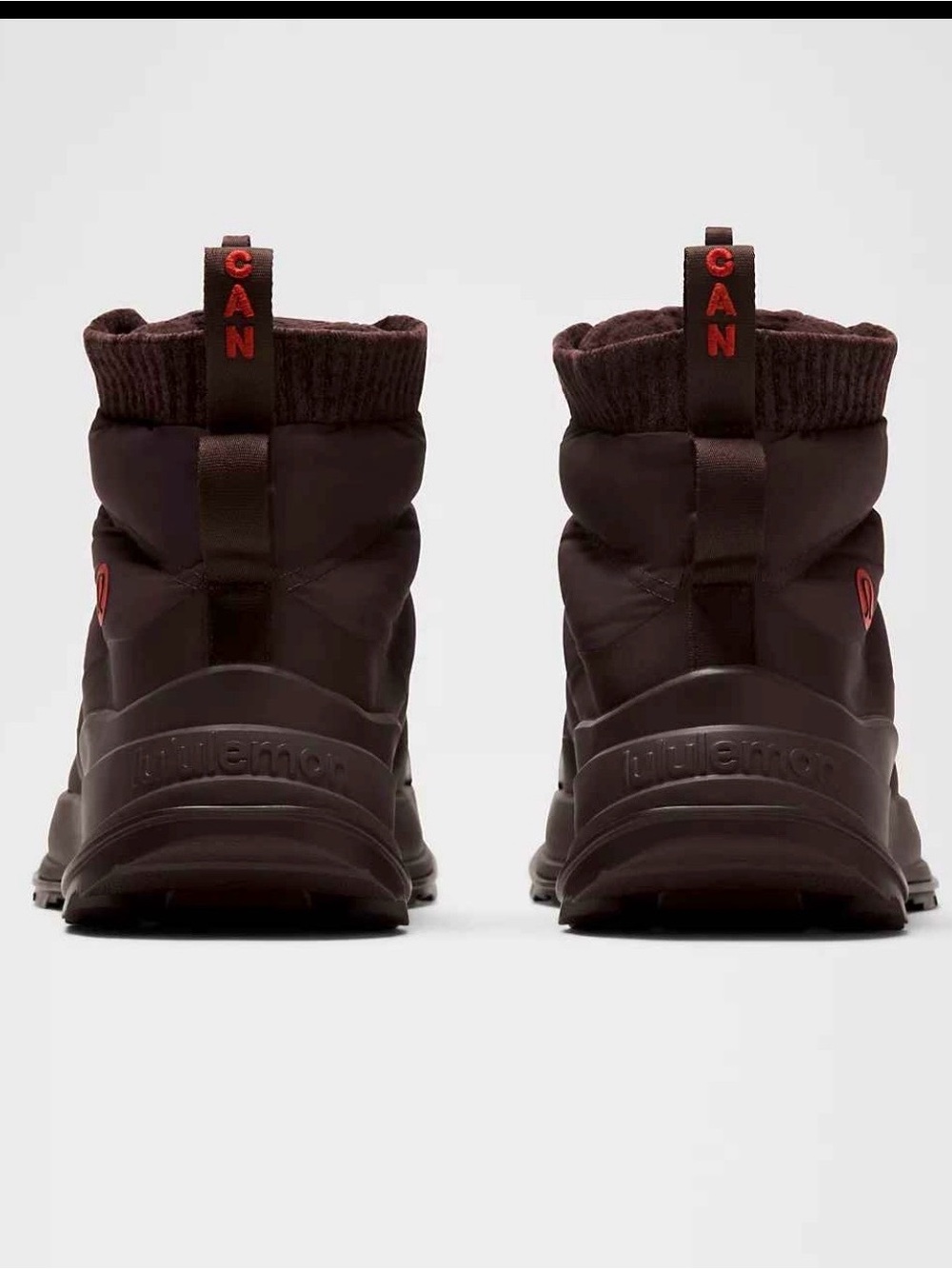 Brand new Lululemon women’s team Canada waterproof Winter boots- Dark Burgundy - Picture 4 of 8
